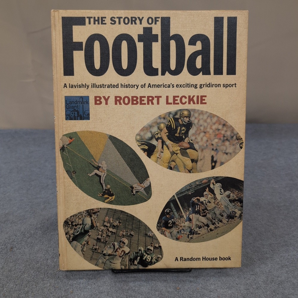 The Story of Football by Robert Leckie Landmark Giant Random House 1969 Vintage - Picture 1 of 3
